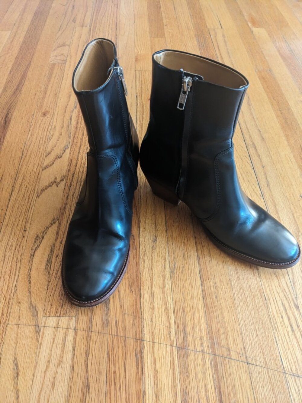 Isabel Marant Etoile black ankle boots